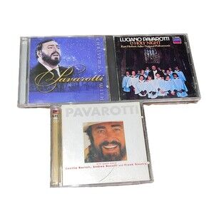 3 CD AUDIO LUCIANO PAVAROTTI‎ CLEAN & TESTED